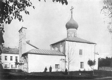 New Ascension Church in Pskov Russia at the beginning of the 20th century