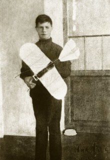 Nikolay Fausek is the creator of the first working aircraft model in Russia circa  1912