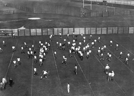 Harvard Football Practice