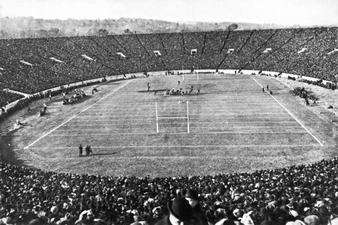 Crowd At Yale Bowl Game