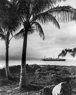 A Matson Liner Leaving Hilo