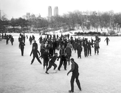Ice Skaters in Central Park