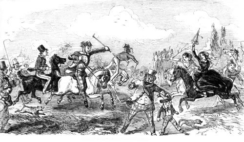 Pony races on Blackheath.