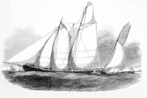 Royal Thames Yacht Club Schooner Match Sverige And Rosalind.