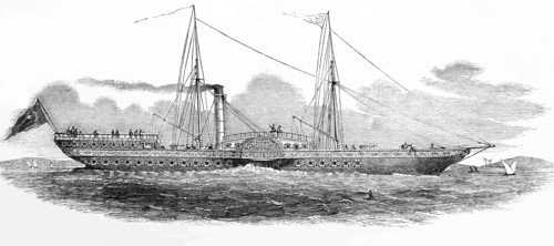 Steam Yacht Faid Rabina For Pach Of Egypt.