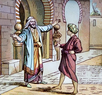 Aladdin Meets The Magician.
