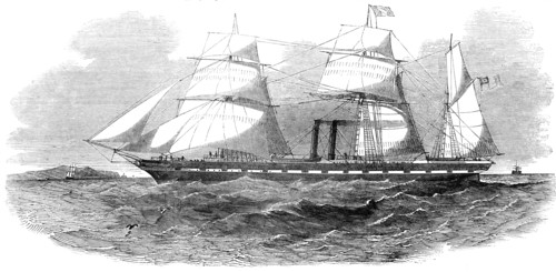 The Antelope And Australian Screw Steam Ship.
