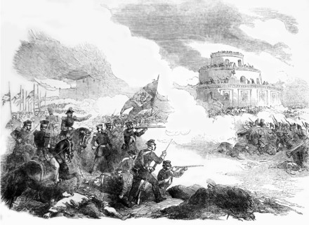 The Battle Of Monte Caseros.