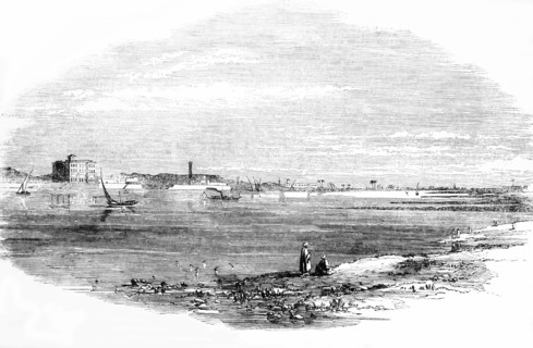 Palace Of Abba Pacha At Benha The Site For The Intended Railways Bridge For The Damietta Branch Of The Nile.