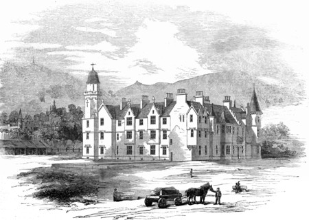 Her Majesty's New Castle At Balmoral From The North East.