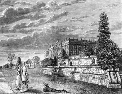 Chatsworth House From The South West.