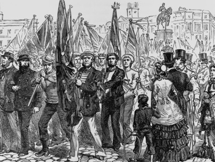 Demonstration Of Sailors In Favour Of Navigation Laws.