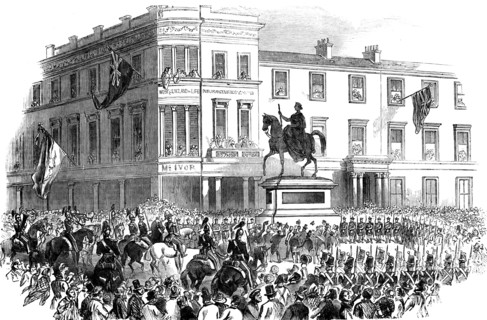 Inauguration Of Marochetti's Statue Of Her Majesty Queen Visctoria At Glasgow.