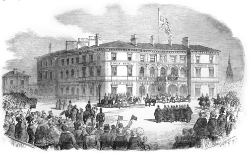 Her Majesty Queen Victoria At The Station Hotel In Hull.