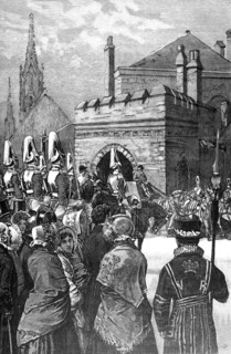 Arrival Of Royal Procession At The House Of Lords.