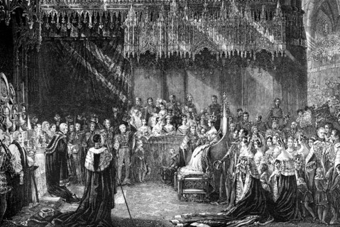 The Coronation Of Queen Victoria.