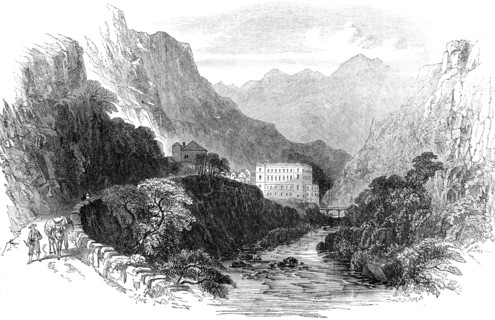 Eaux-Chaudes is a spa in the valley of the Gave d'Ossau in the French Pyrenees.