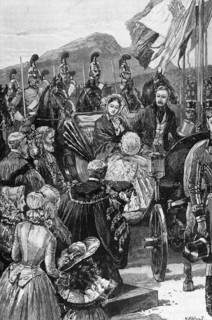 Queen Victoria enters Edinburgh.