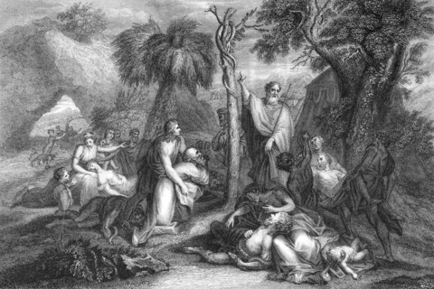 Just As Moses Lifted Up The Snake In The Wilderness, So The Son Of Man Must Be Lifted Up.