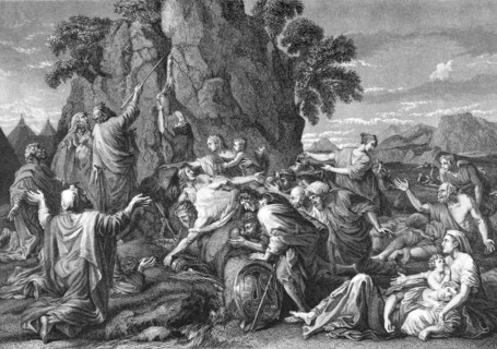 In Exodus, God Commands Moses To Strike A Rock, And Promises To Make Water Flow In The Desert For The People.