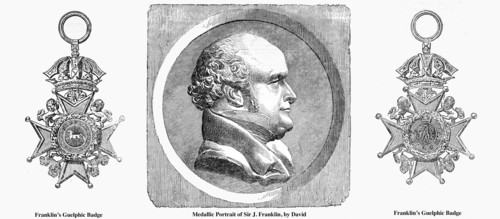 Franklin's Guelphic Badge And Medallic Portrait Of Sir J. Franklin.