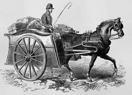 Patent Military Foraging Cart.