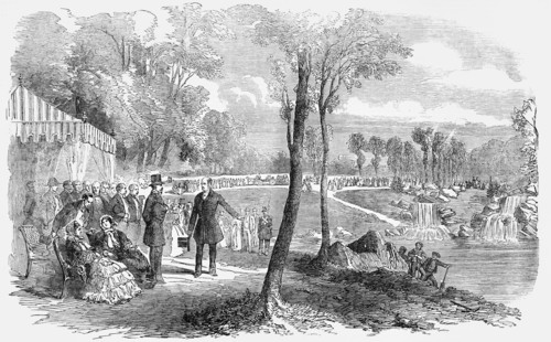 Inauguration Of The Cascades.
