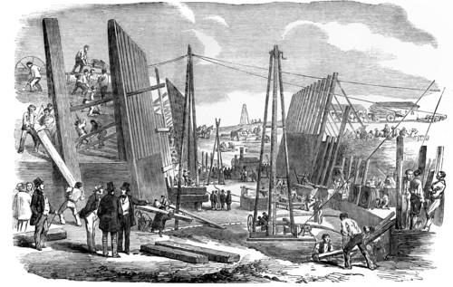 The New Victoria Dock Works.
