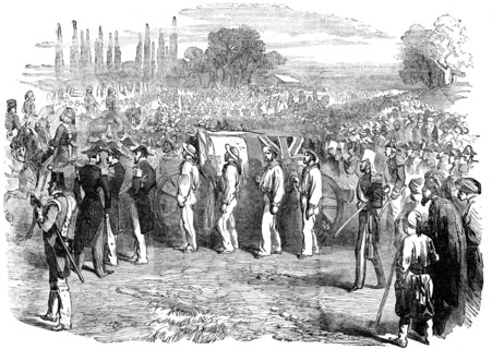 Funeral Of Captain Parker T The Champ Des Morts At Pera.