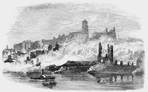 The Great Firs Of Newcastle, Remains At Gateshead The Site Of The Explosion.