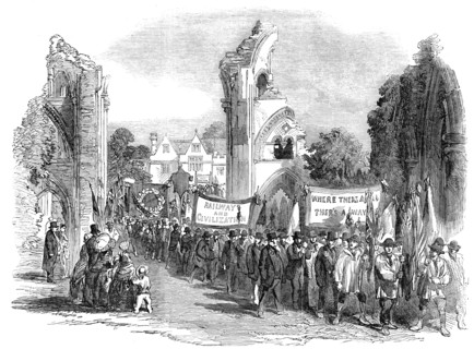 Opening of the Central Somerset Railway.