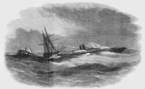 Ship Wrecks Off The Katscha Following A Hurricane During The Crimean War.