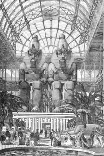 The Crystal Palace at Sydenham, the Egyption Avenue.