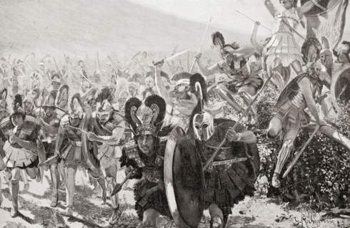 The Battle of Marathon.