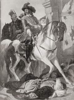 Charles V, Duke of Lorraine during the recapture of Buda Castle from the Turks in 1686 at the second siege of Buda.