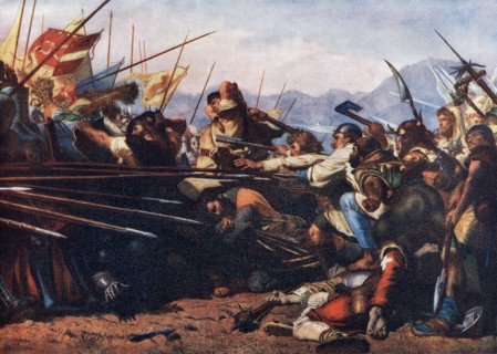 The Battle of Sempach.