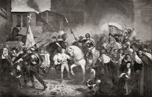The entry of Charles VIII into Florence.
