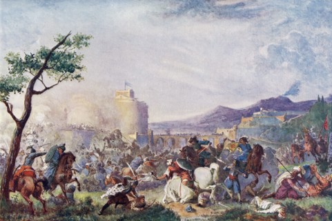 John Sobieski at the Battle of Vienna.