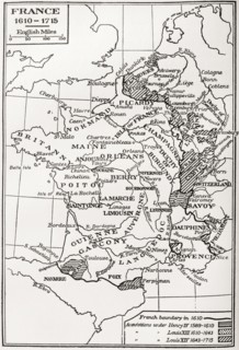 Map of France.