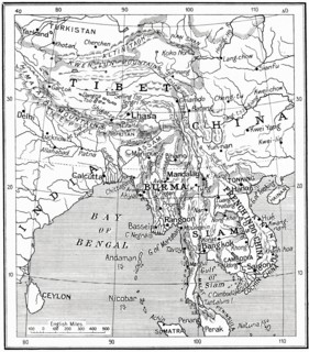 Map of the Indo-Chinese nations as at 1915.