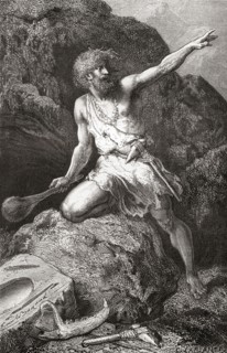 Neolithic man from the New Stone Age aka Age of the Polished Stone.