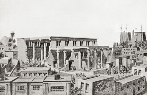 Residence of a wealthy Egyptian during the 18th Dynasty.
