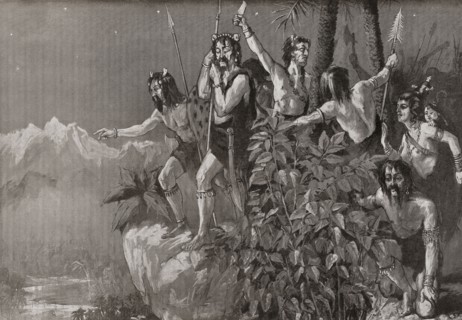 Aryans entering India.