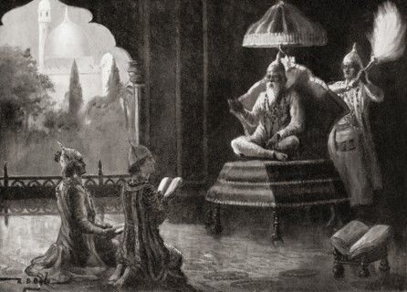 The medieval reformer Kabir and his sons.