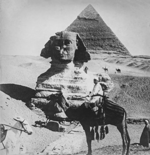 The great Sphinx of Giza.