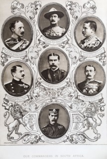 Lieutant General Ian Hamilton commanding mouinted infantry division.