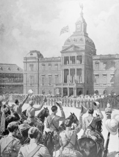 The occupation of Pretoria by the British Forces.