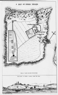 A map of the Farne Island.