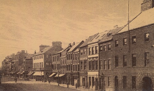 The Conservative club and Pilgrim Street.