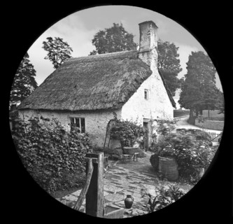 Thatched cottage.